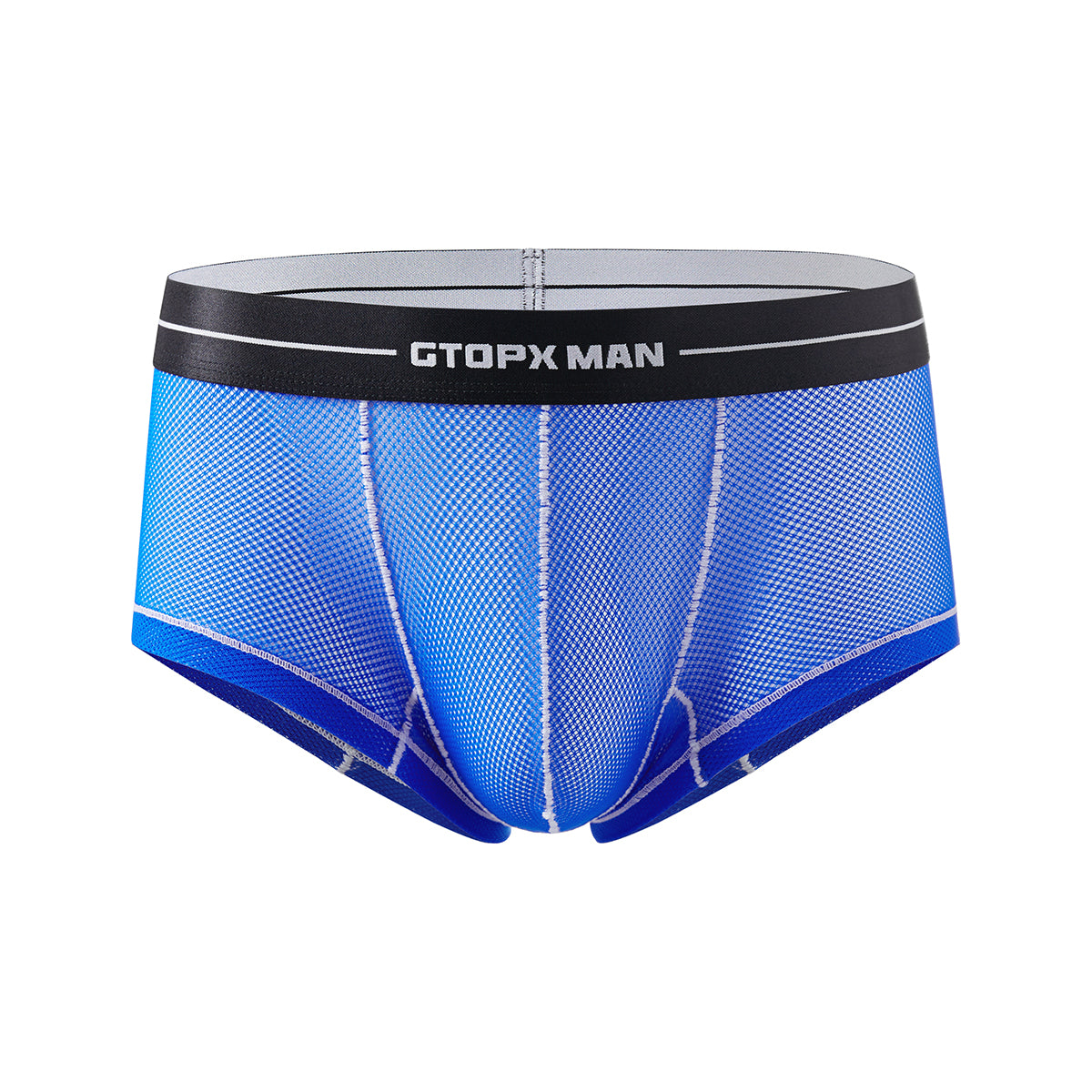 GTOPX MAN Boxers Ice Silk Sexy Low Waistline Transparent Guaze  Fashion U Convex Pouch Underwear