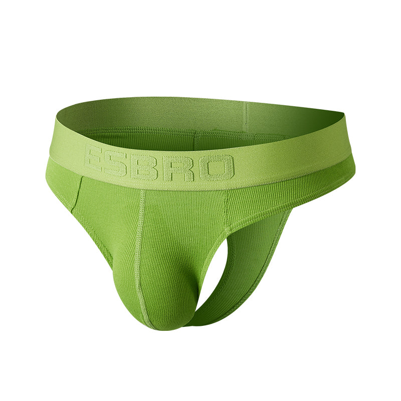 Male Sexy Low Waistline Fashion U Convex Pouch Thongs Underwear