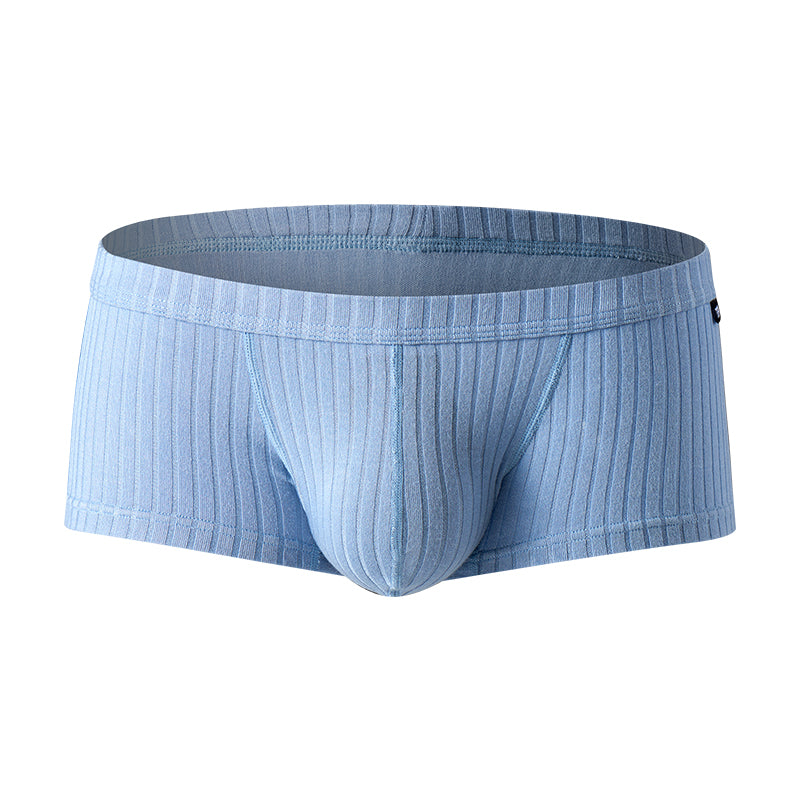 GTOPX Male Natural Feelings U Convex Big Pack Boxer Briefs Striped Modal Underwear