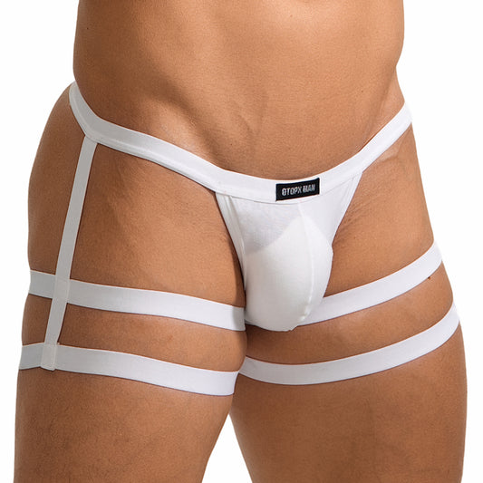 GTOPX Male Sexy Low Waistline Fashion U Convex Pouch Thongs Underwear