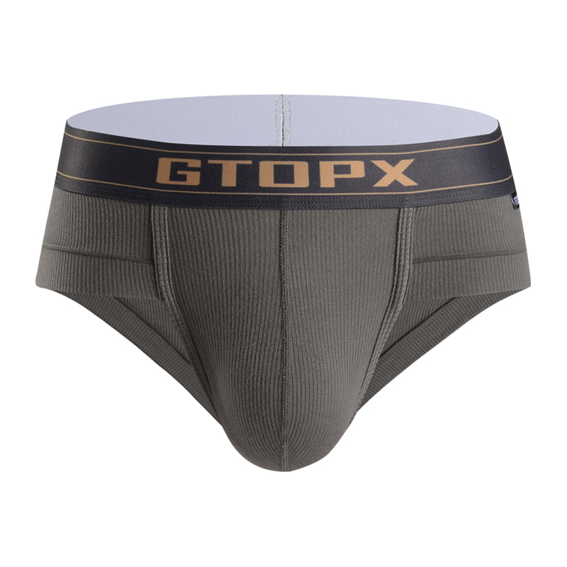 Male Big Pack Shorts Underpants Men's Brief Soft Panties U Convex Pouch Sexy Underwear