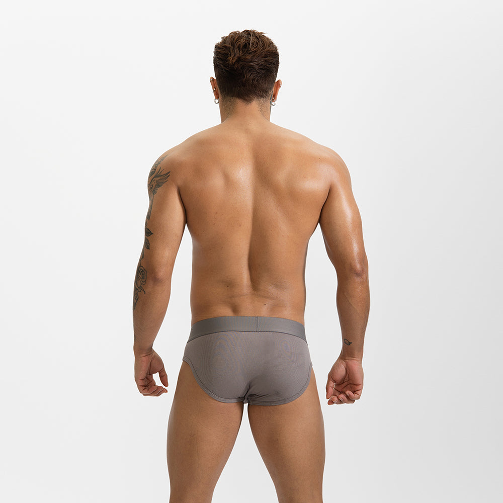 Male Natural Feelings U Convex Big Pack Briefs Striped Underwear
