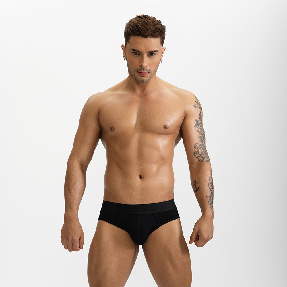 Male Natural Feelings U Convex Big Pack Briefs Striped Underwear
