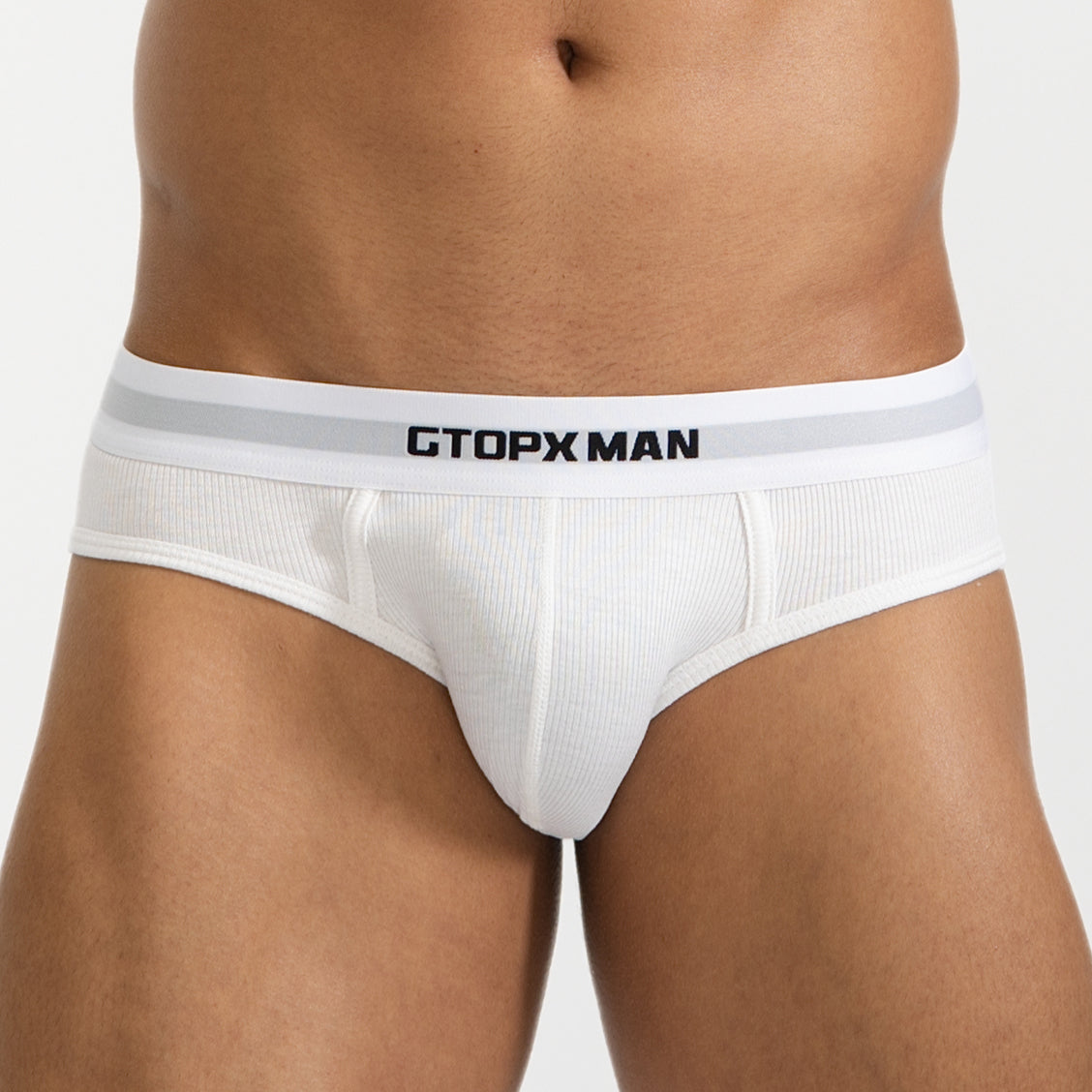 GTOPX Male Natural Feelings U Convex Big Pack Briefs Striped Underwear