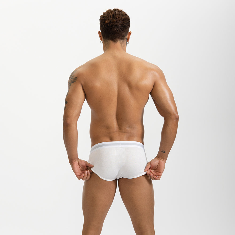 GTOPX Male Natural Feelings U Convex Big Pack Briefs Striped Underwear