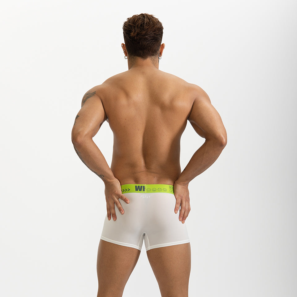 GTOPX MAN Thin Ice Silk Long Design U Touch Comfortable Breathable Boxer Pants Men Underwear