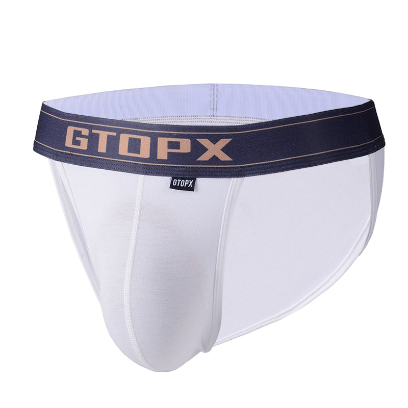 GTOPX Men's Breathable U Convex Design Comfortable Cotton Sexy Underwear Men Briefs