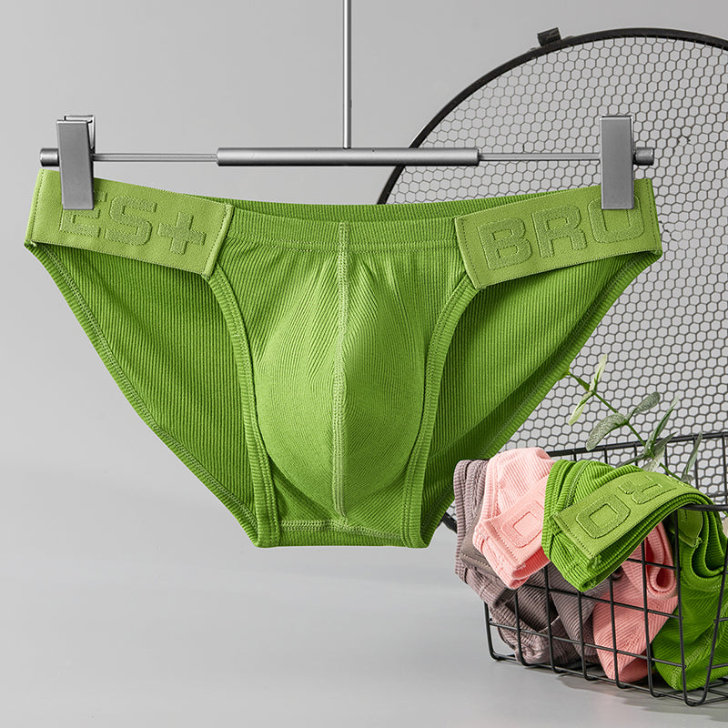Low Wasitline U Convex Pouch Breathable Sexy Briefs Men's Underwear