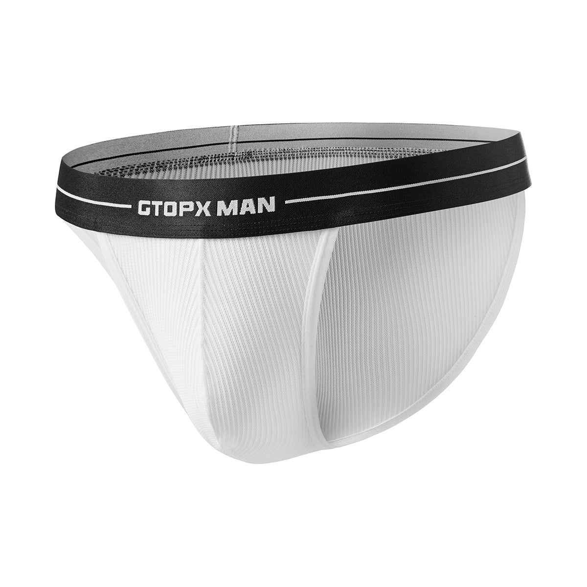 GTOPX MAN Low Waistline Sexy  Transparent Guaze Briefs Ice Silk Men Thin Big Pouch U Convex Underwear