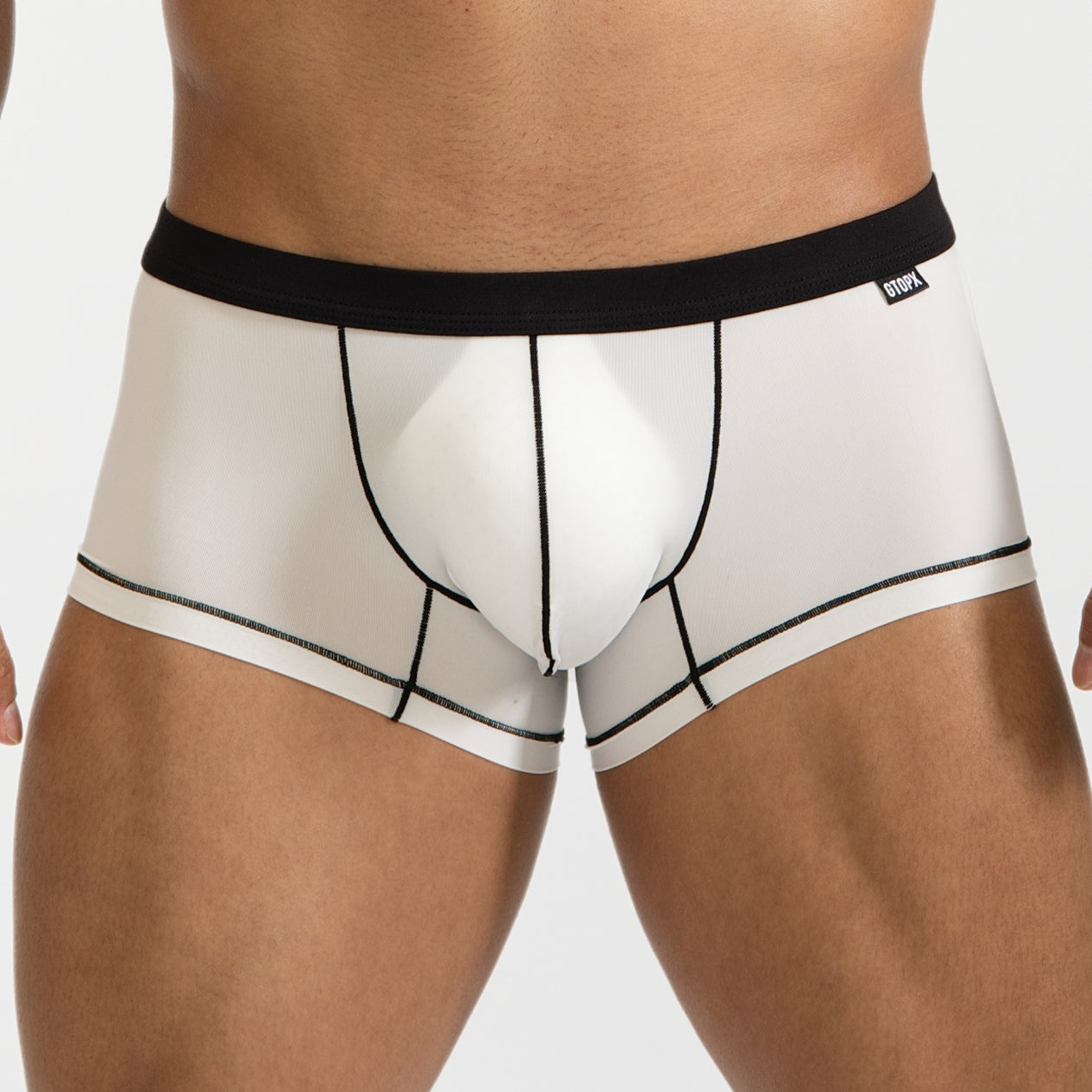 Gtopx Man Natural Thin Ice Silk U Touch Comfortable Breathable Boxer Pants Underwear