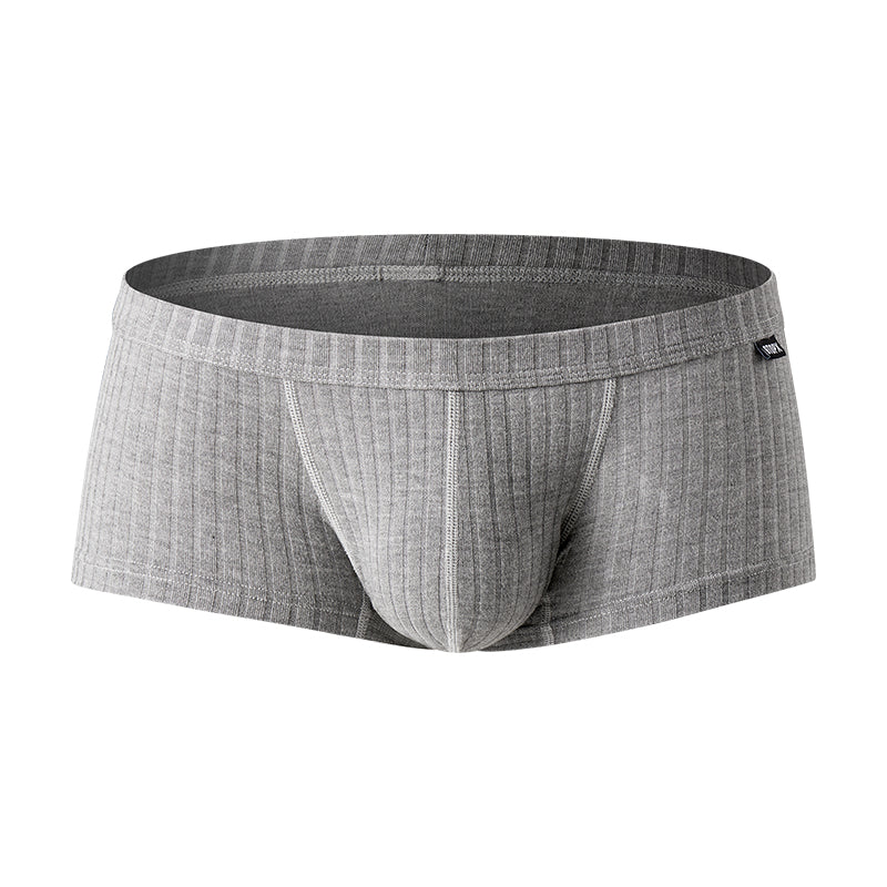 GTOPX Male Natural Feelings  U Convex Big Pack Boxer Briefs Striped Modal Underwear