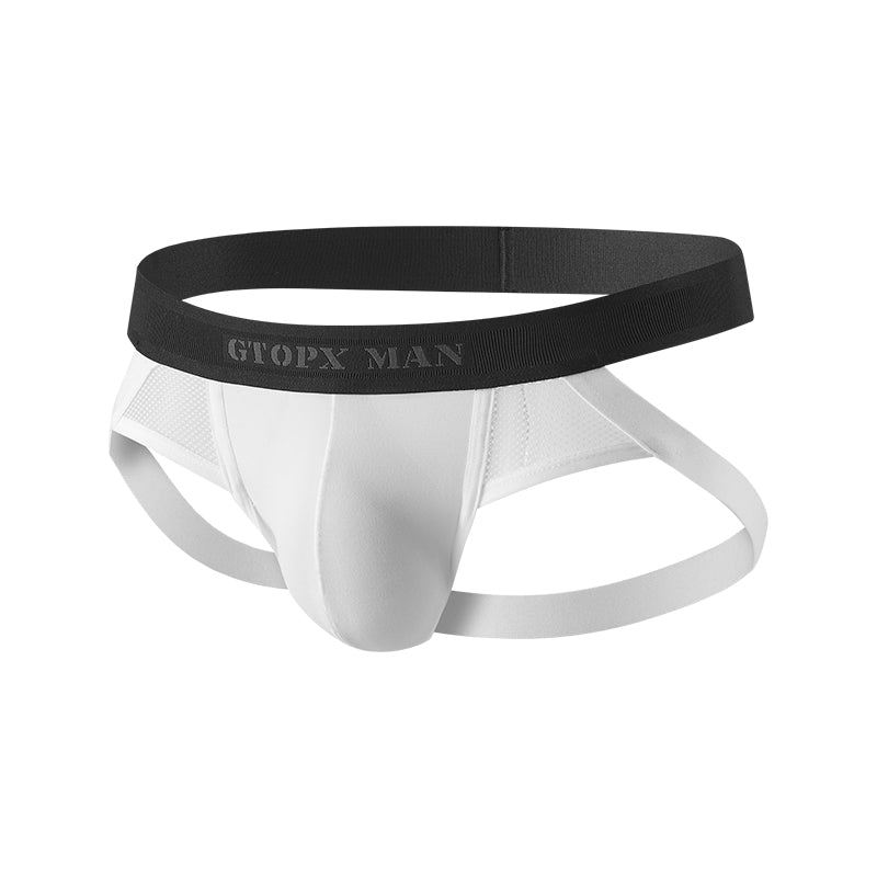 GTOPX MAN Ice Silk Sexy Thongs  Low Waistline  Guaze  Fashion U Convex Pouch Underwear