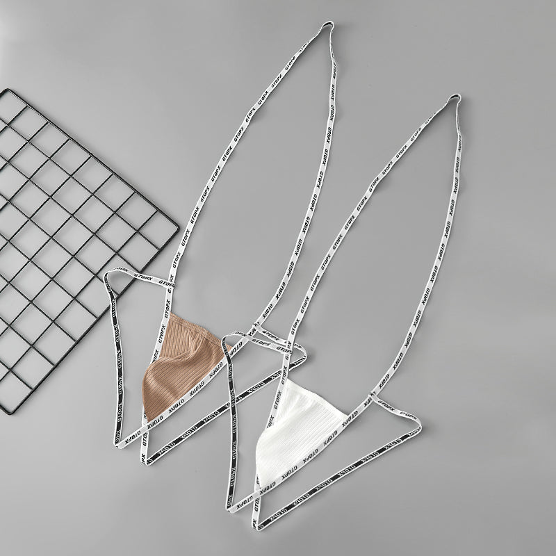 Shoulder Strap Sexy Low Waistline Fashion U Convex Pouch Thongs Underwear