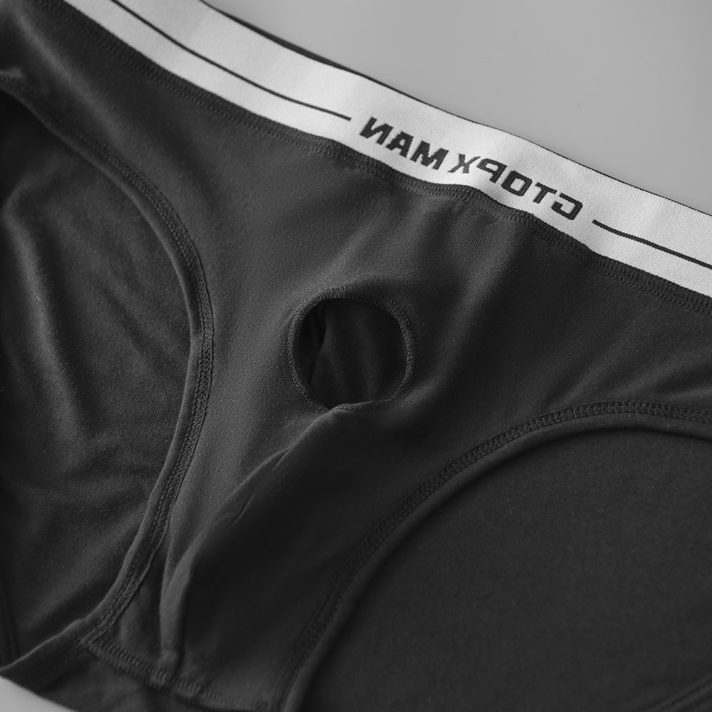 Male Cock Egg Separated Natural Feelings U Convex Big Pack Briefs Underwear