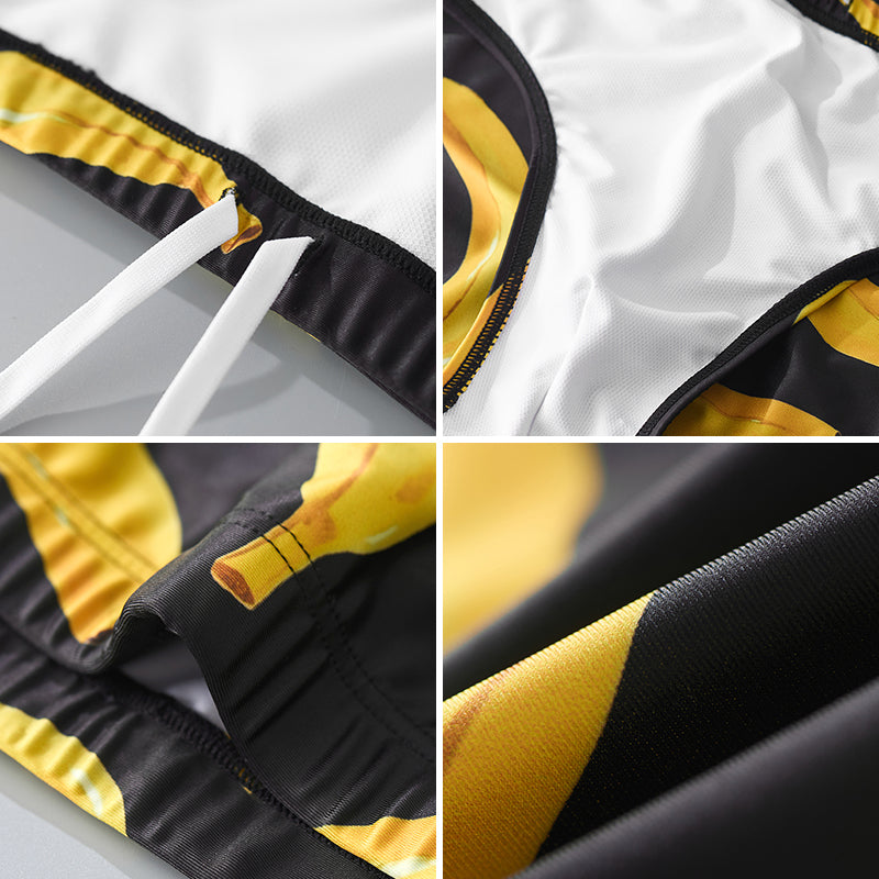 Men Low Waist Swim Briefs Quick Dry Racing Swimwear Beach Swimming Trunks