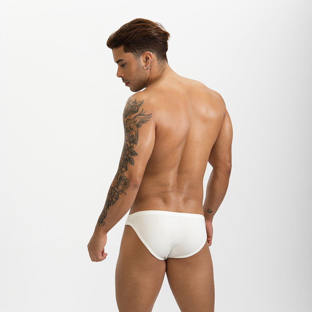 Low Wasitline U Convex Pouch Breathable Sexy Briefs Men's Underwear