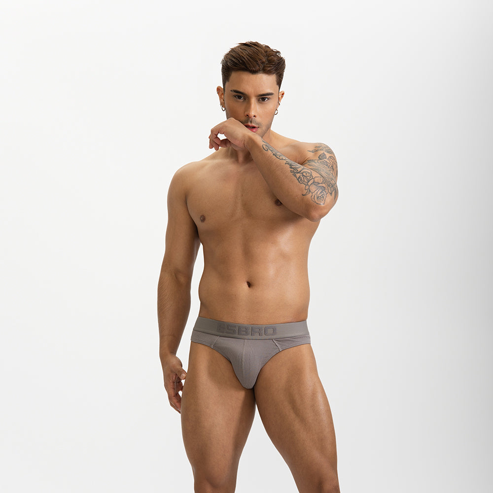 Male Sexy Low Waistline Fashion U Convex Pouch Thongs Underwear