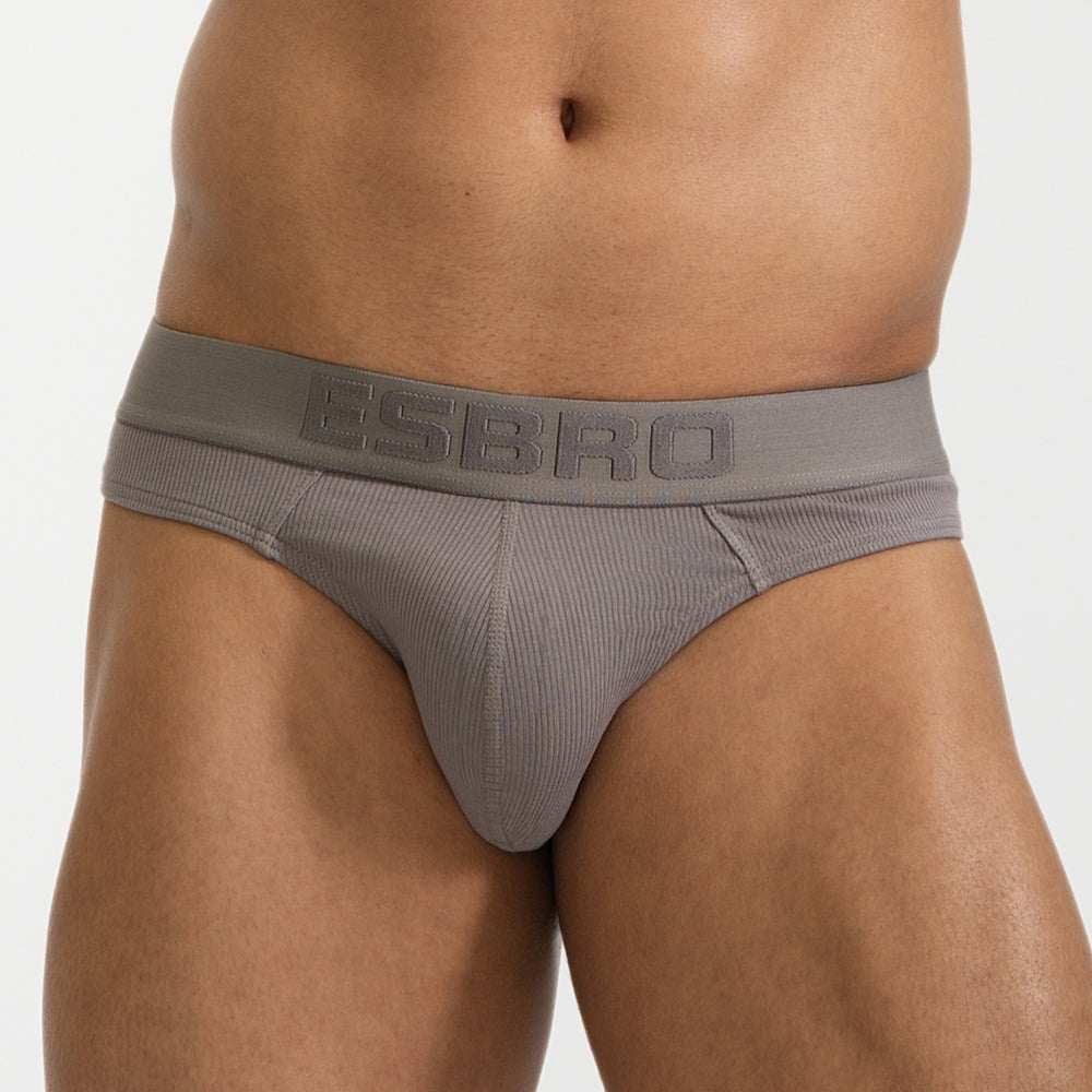 Male Sexy Low Waistline Fashion U Convex Pouch Thongs Underwear