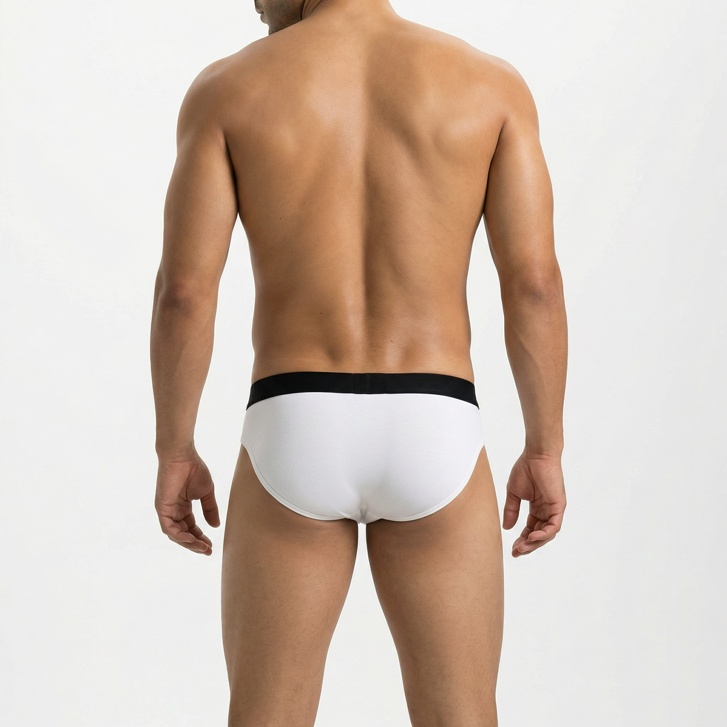 Men's Modal Briefs Ultra Soft Breathable Underwear with Elastic Waistband, Comfort Stretch brief Shorts for Men