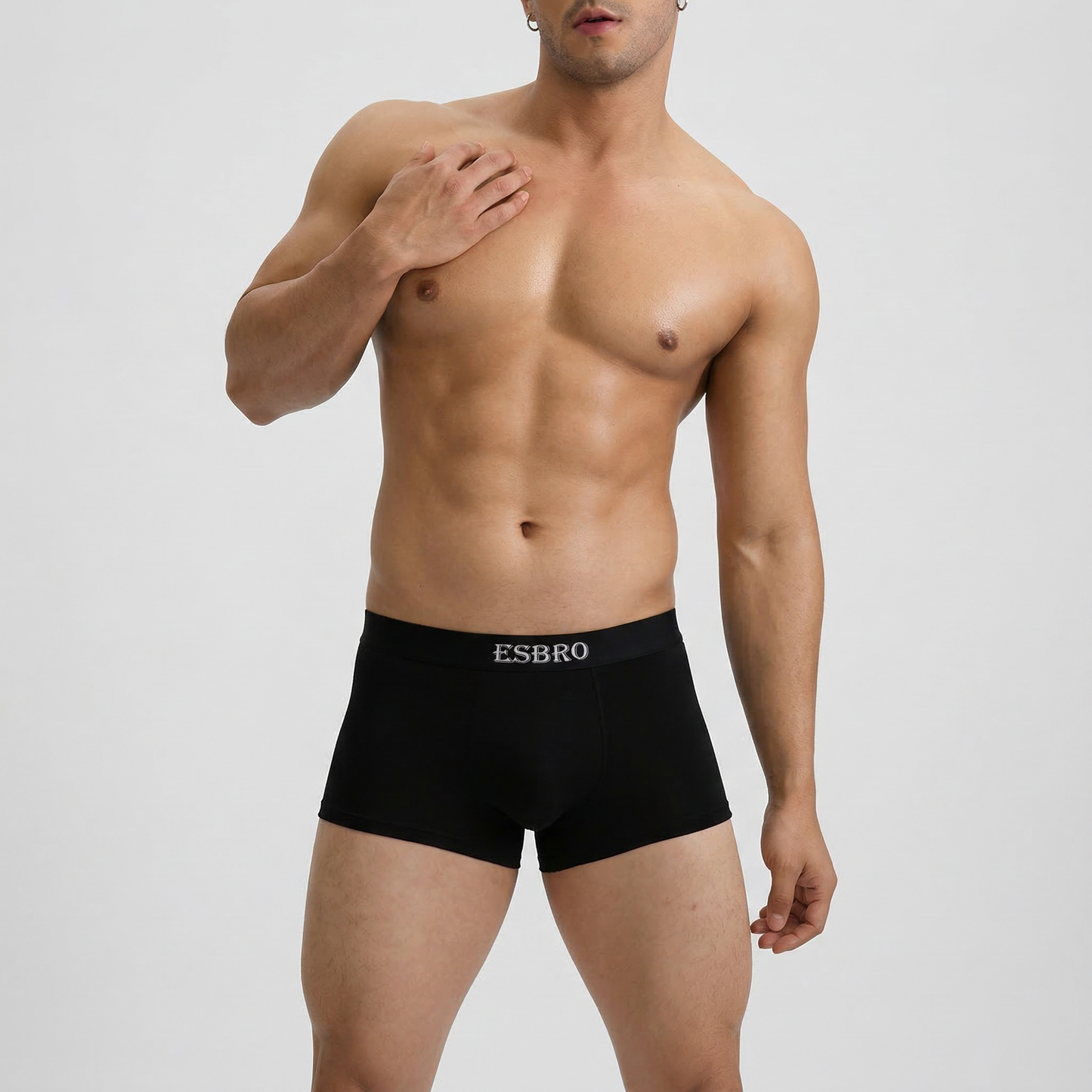 Modal Men's Underwear Comfortable Stretch Boxer Shorts for Daily Wear