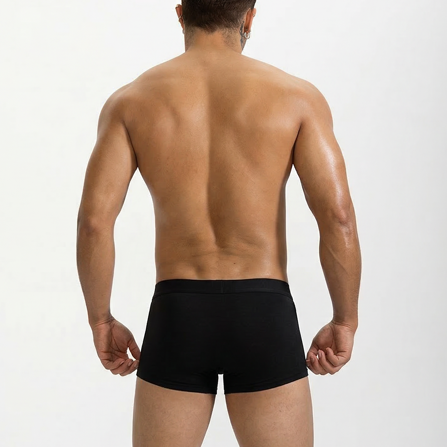 Modal Men's Underwear Comfortable Stretch Boxer Shorts for Daily Wear