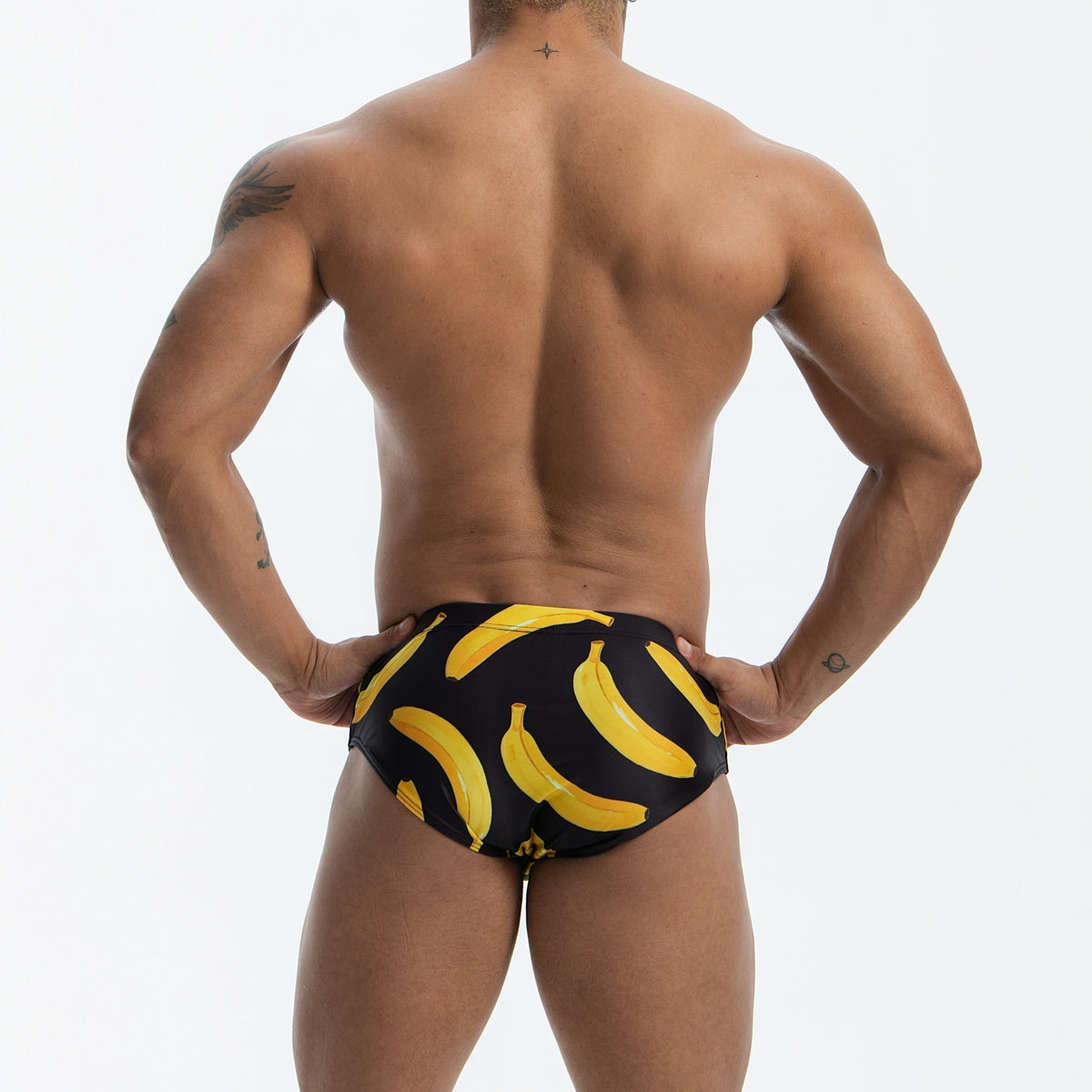Men Low Waist Swim Briefs Quick Dry Racing Swimwear Beach Swimming Trunks